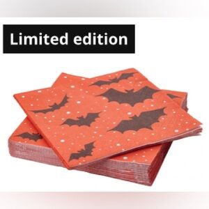 (Retired) HÖSTAGILLE Paper napkins, bat orange, 13x13 "